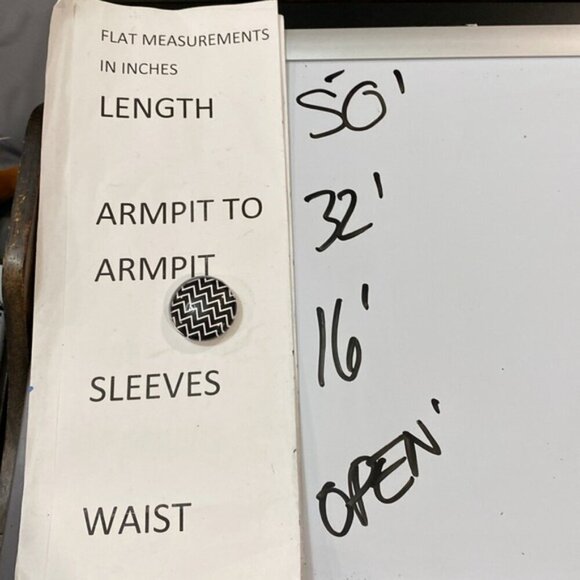 Emerald Black Floral Duster size 1X - Picture 12 of 12